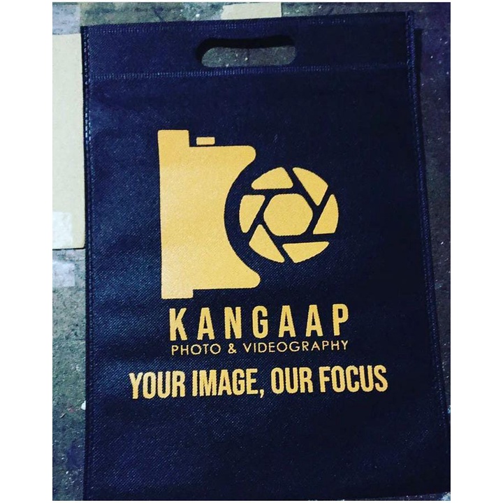 1 HARI BERES Tas Spunbond 75gsm Model Pegangan Oval 25x35 Tas Goodie bag/ Tas Souvenir/ Tas Sablon/ Tote Bag/ Spunbond/ Tas Promosi