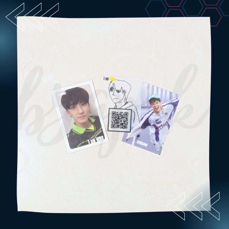 [READY] Photocard Stray Kids HAN, Changbin, Seungmin I am Who Set.