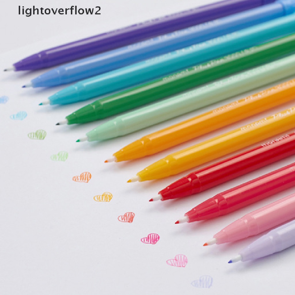 (lightoverflow2) Pulpen Gel 0.3mm Tinta Halus Tahan Lama