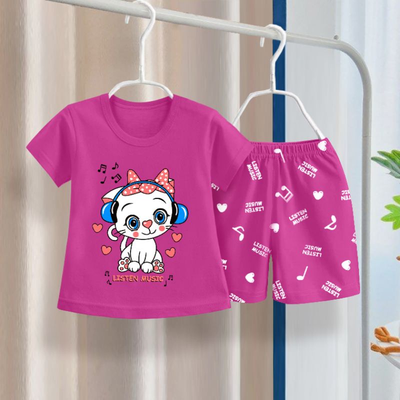 RAMORA SETELAN BAJU ANAK ANAK CEWE/ SETELAN BAJU KOMBINASI WARNA/ SETELAN ANAK PEREMPUAN