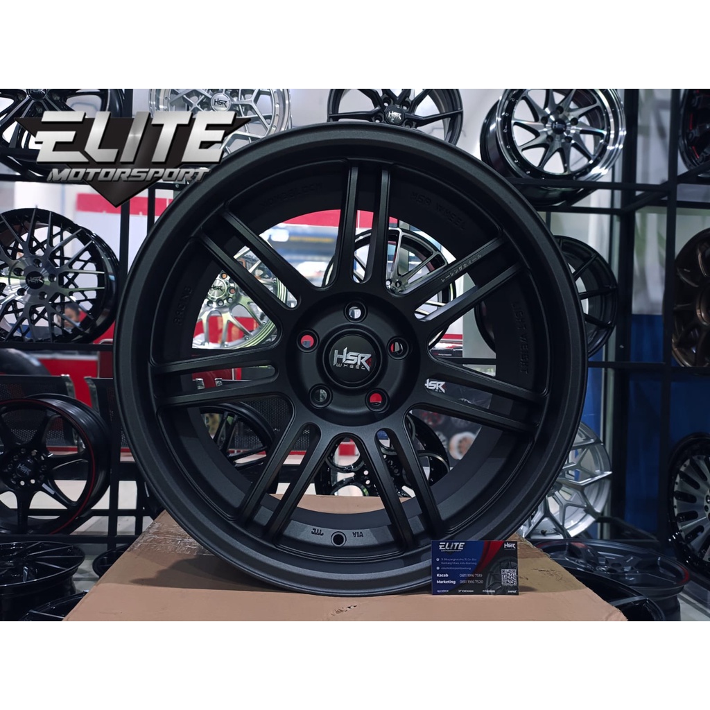 Velg HSR Celong Ring 18 Lebar 9,5 Pelak Mobil Pajero Fortuner VRZ Lubang 6