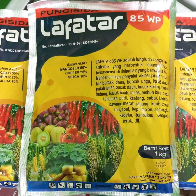 LAFATAR 85WP 1 KG Fungisida Kontak Sistemik Mankozeb + Copper + Silica