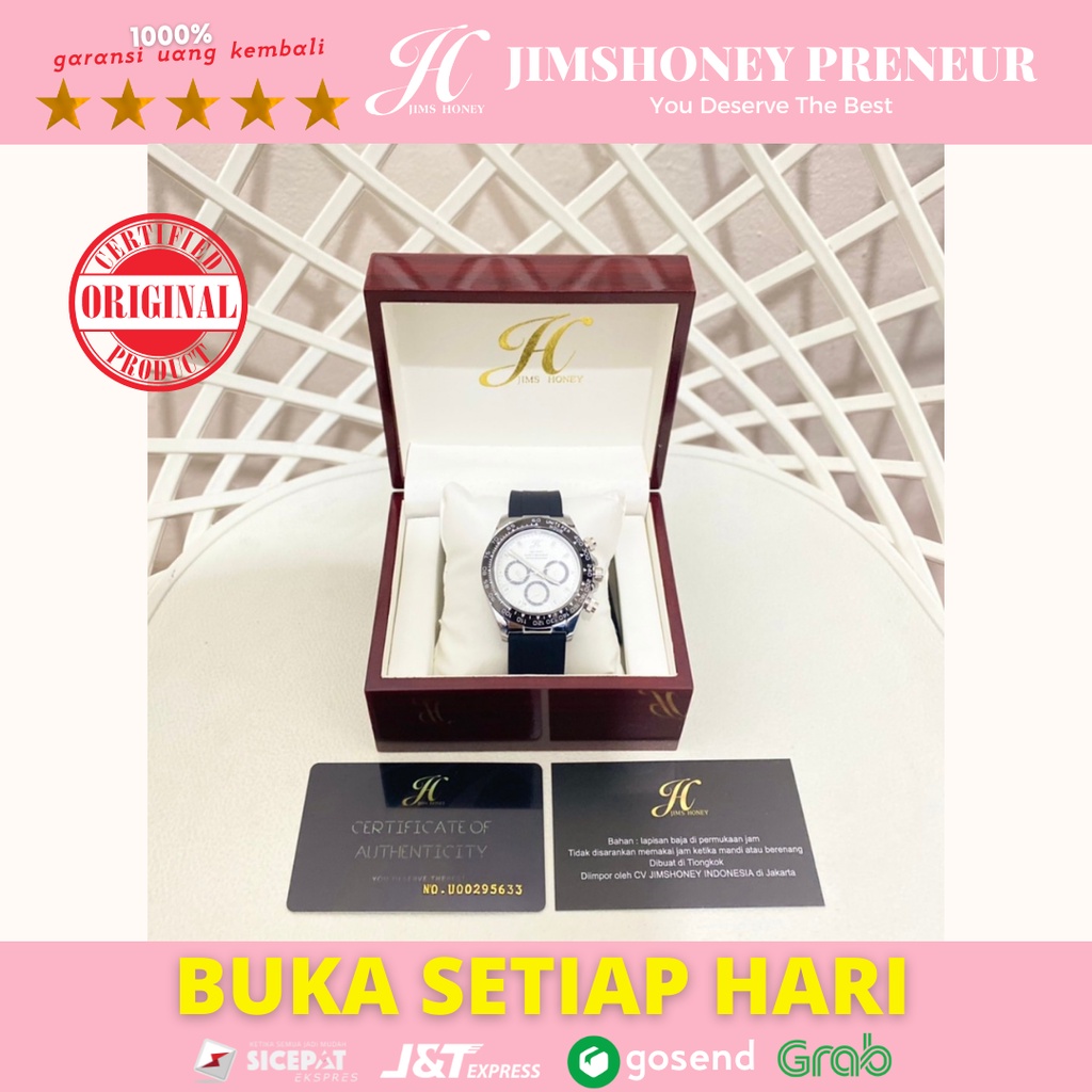 Jam Tangan Pria Jims Honey JHW 17 Arloji Pria Original Murah Import Trendy Terbaik