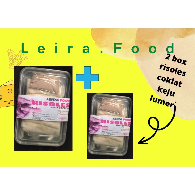 

15 Box Lumpia Risoles Coklat Lumer Per Box Isi 8pcs