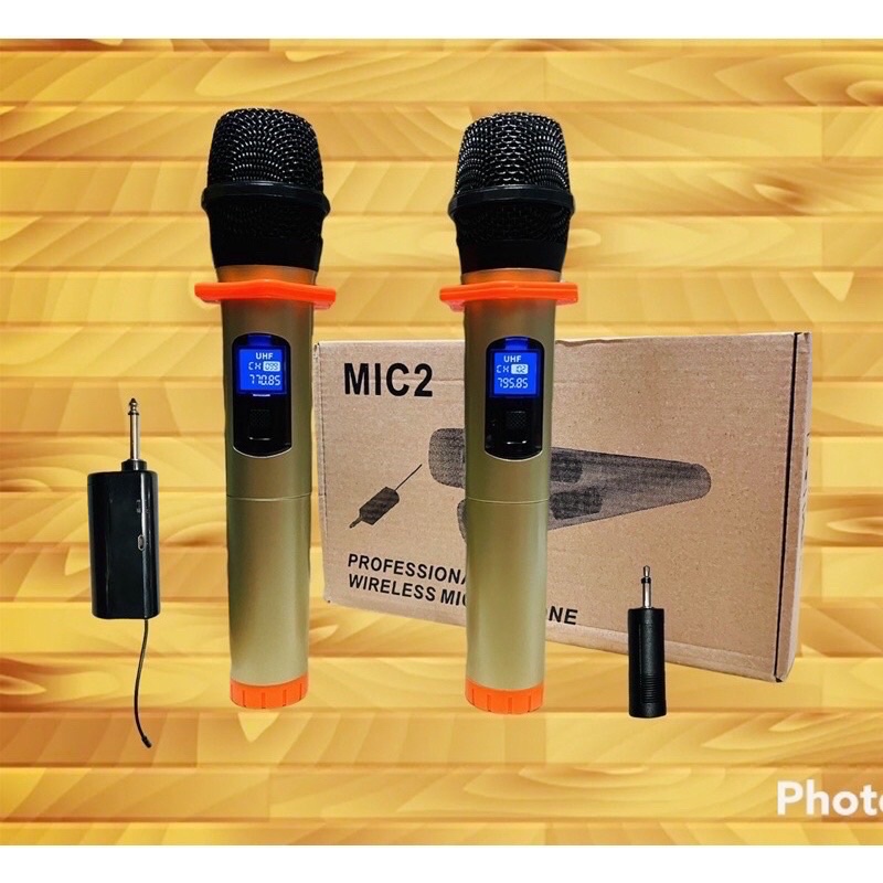 Jual Mic Wireles microphone bluetooth dengan receiver system 2mic