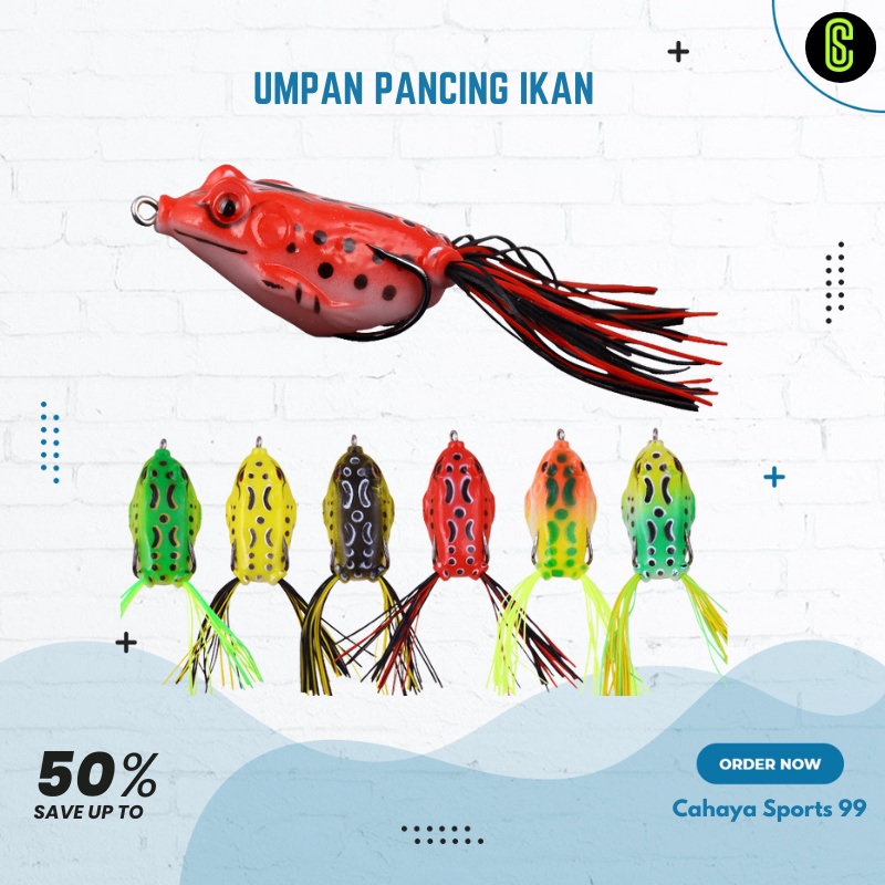 Umpan Pancing Ikan Bentuk Kodok Mancing Katak