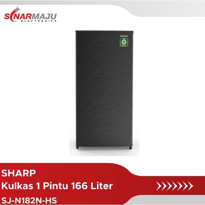 Kulkas 1 Pintu Sharp 166 Liter Sj-N182N-Hs / Sjn182N