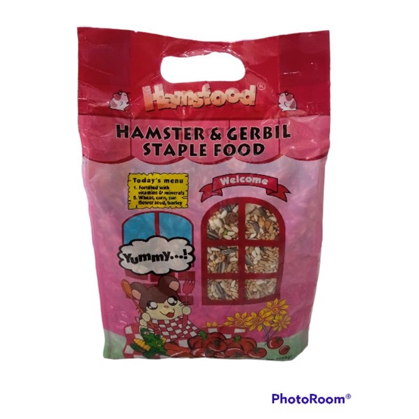 Hamsfood Hamstes &amp; Gerbil makanan hamster 1kg