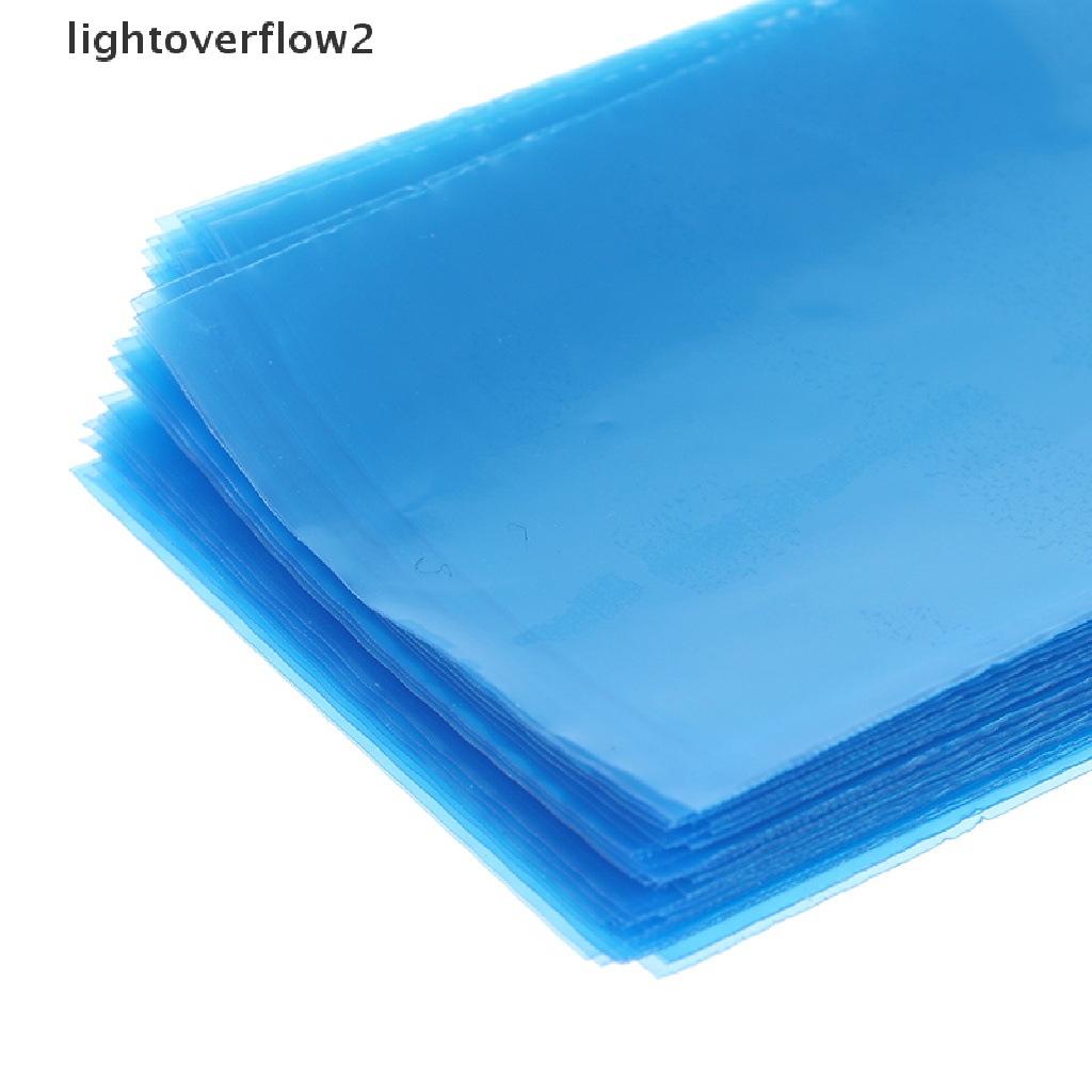 (lightoverflow2) 100pcs / Kotak Kantong Cover Mesin Tato Sekali Pakai Warna Biru