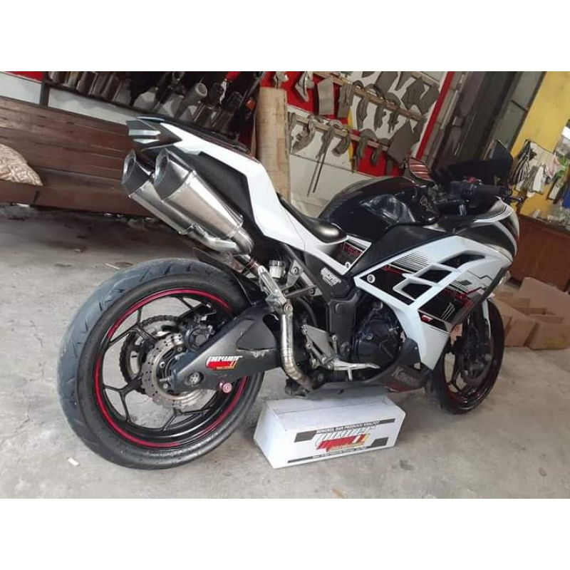 Knalpot UNDERTAIL Ninja 250fi Old Full System PNP