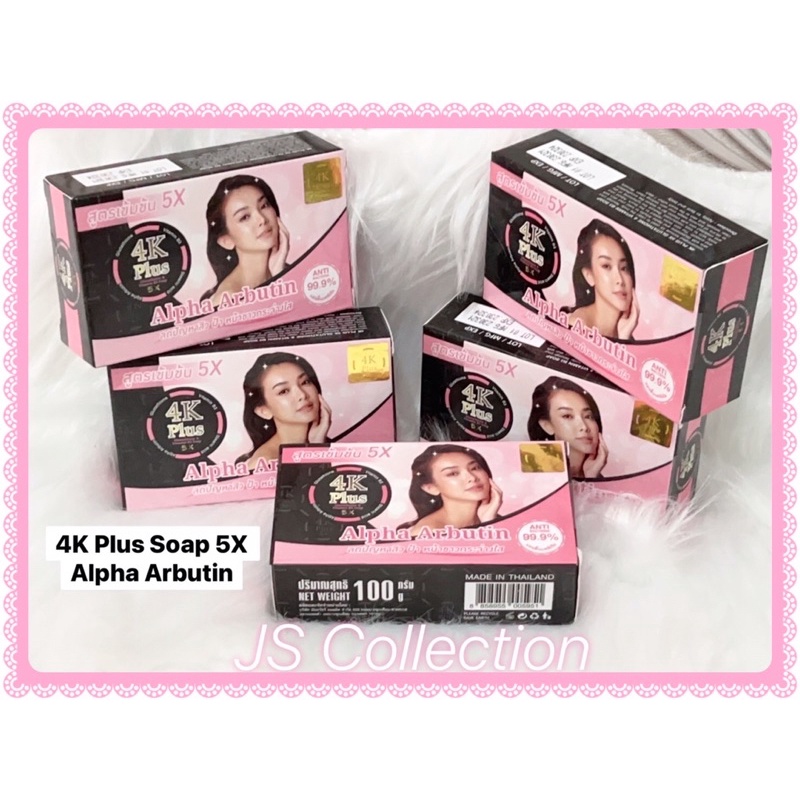 4K Plus Soap Alpha Arbutin anti bacteria
