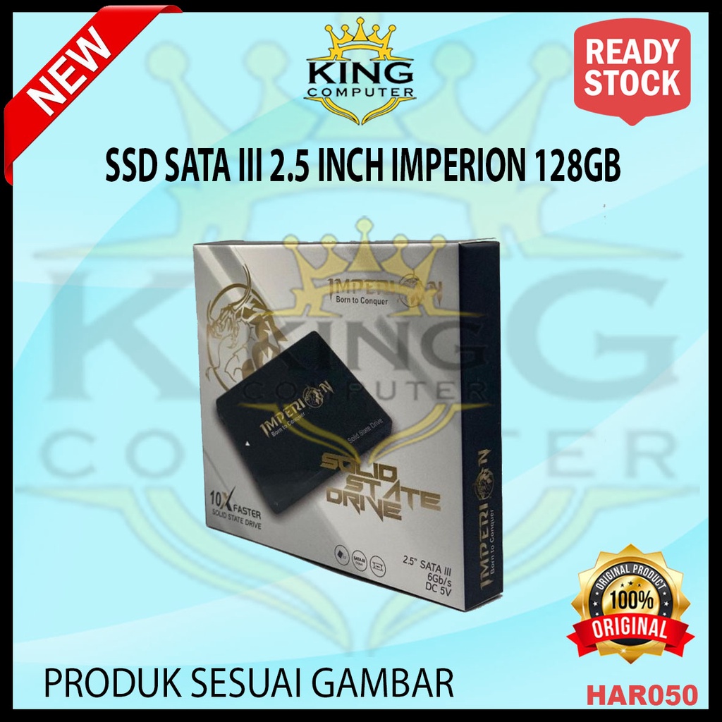 IMPERION SSD 128GB SATA III 2.5 Inch RESMI