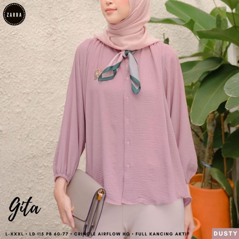 (BISA COD) GITA  BLOUSE WANITA ORIGINAL PRODUK TERBARU