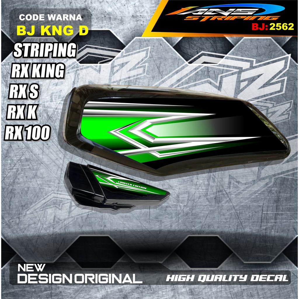 STICKER BODY MOTOR RX KING 2007 2004 2005 / STRIPING CUSTOM RX KING TERMURAH