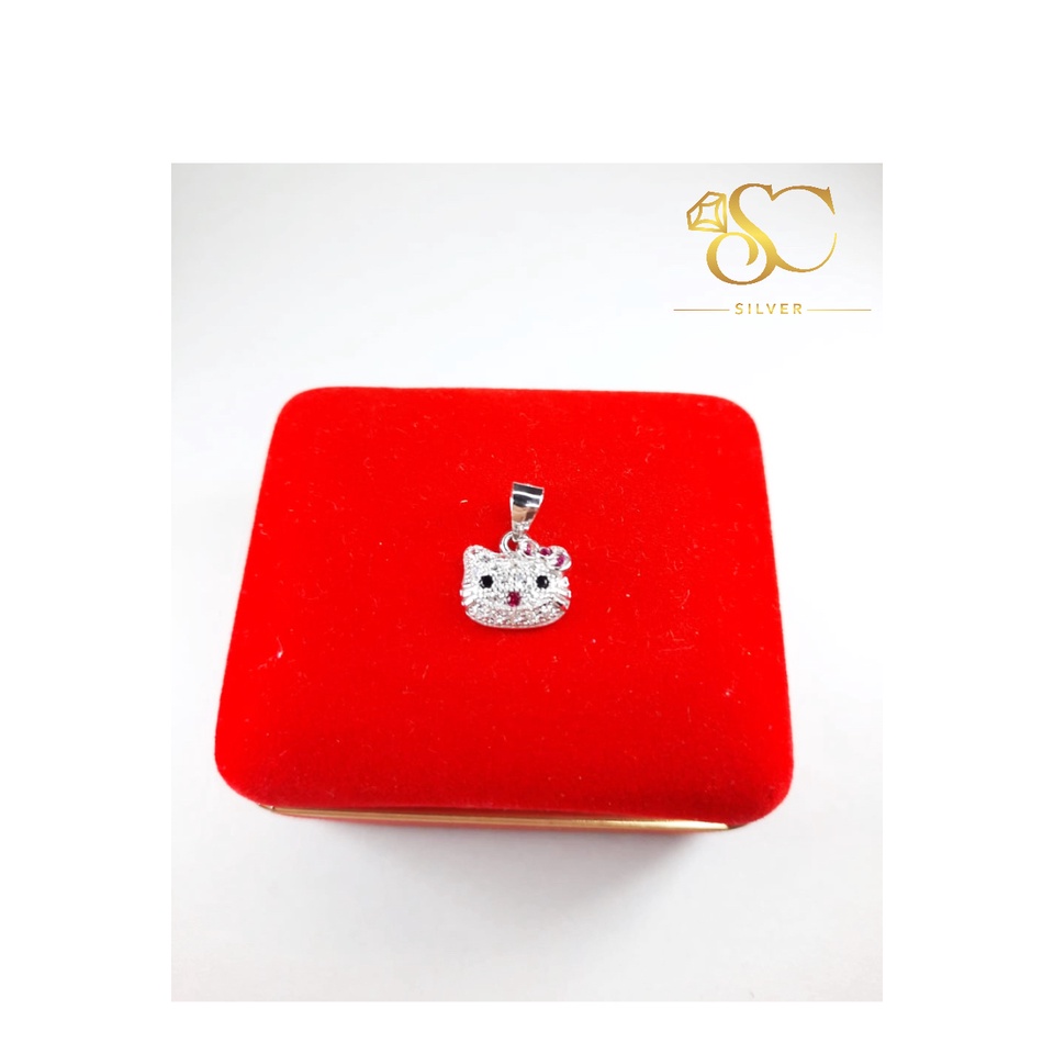 Liontin Hello Kitty Perak Asli Silver 925 Model Liontin Hello Kitty