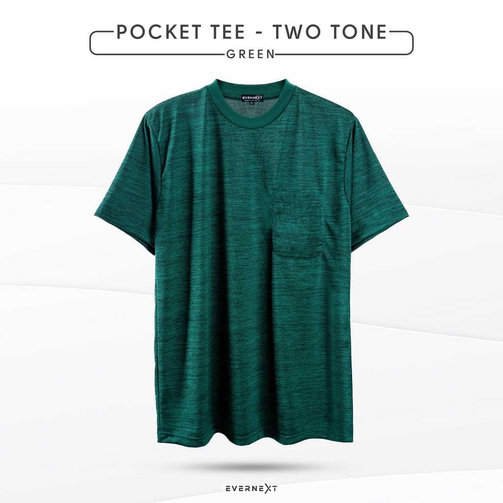 Kaos Kantong Pria TWO TONE Pocket TEE T-shirt Adem Combed 30's Lengan Pendek Cowok Distro Lembut Outdoor COD