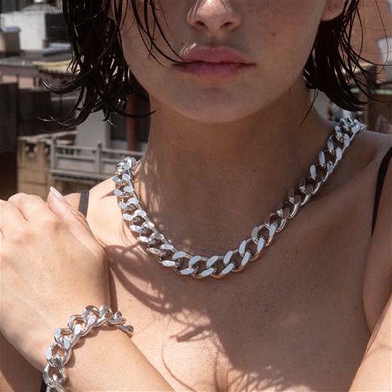 The Goats Dept - 13 Mm Silver Chain Original / tgd350 13Mm Kalung Rantai Tebal Perak Pria Wanita Vir