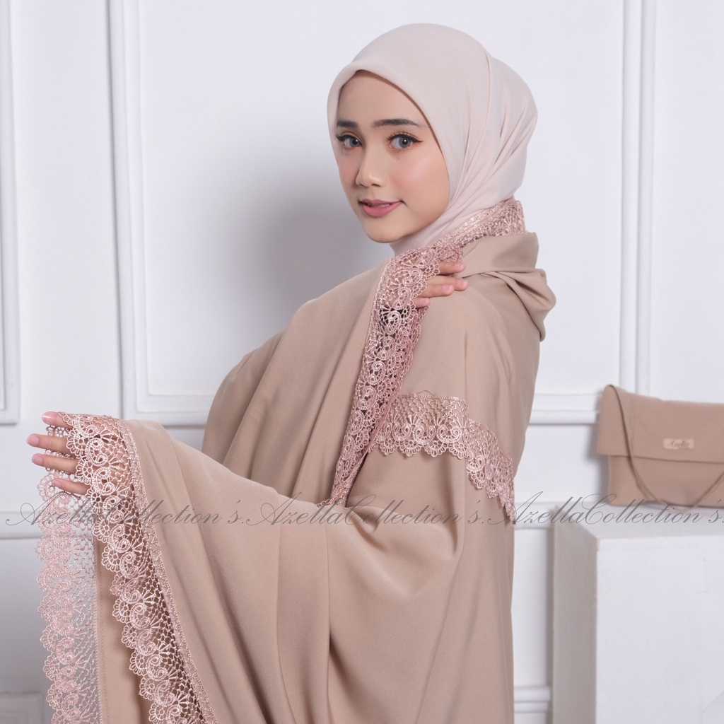 Mukena Alena Series Material Babysilk, Bukan Katun Mikro