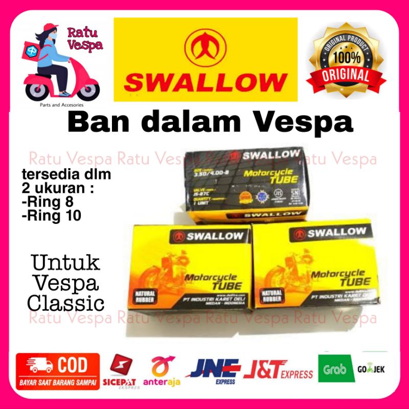 Ban Dalam Swallow R8 dan R10 vespa super sprint ps vbb dll