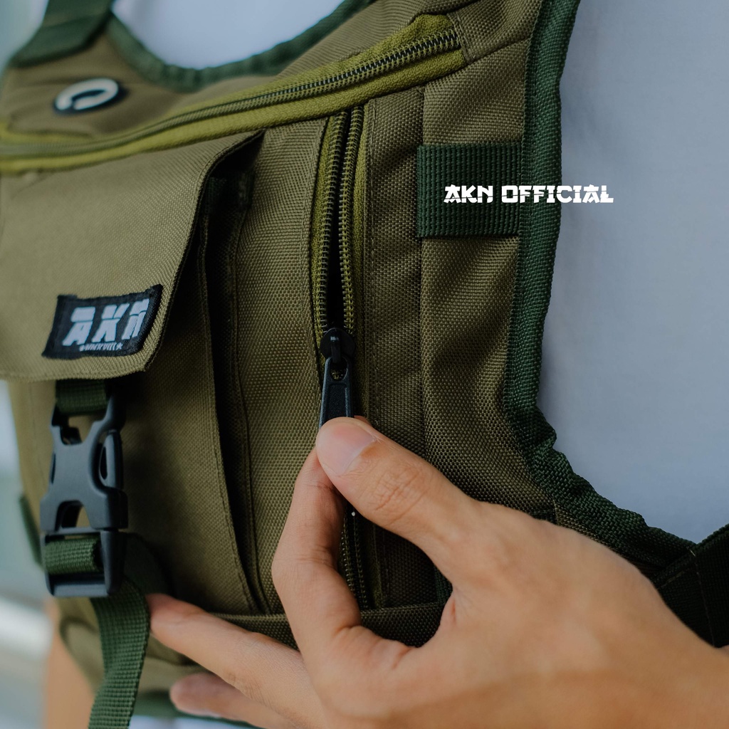 AKN Official - TAS ROMPI DADA PRIA  TACTICAL VIENTY ORIGINAL CHESTBAG