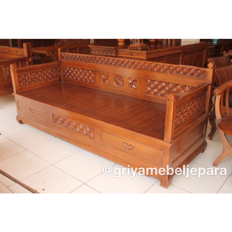 sofa bale2 kayu jati jepara
