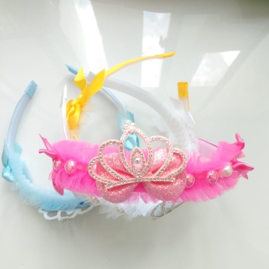 BANDO ANAK MOTIF MAHKOTA RANDOM COLOR