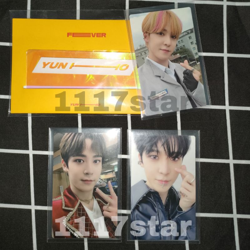 ateez yunho pc nametag set dvd fellowship in seoul bracelet