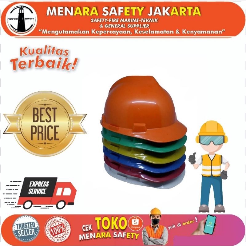 Jual HELM PROYEK Include Tali Dagu HELM SAFETY MURAH Shopee Indonesia