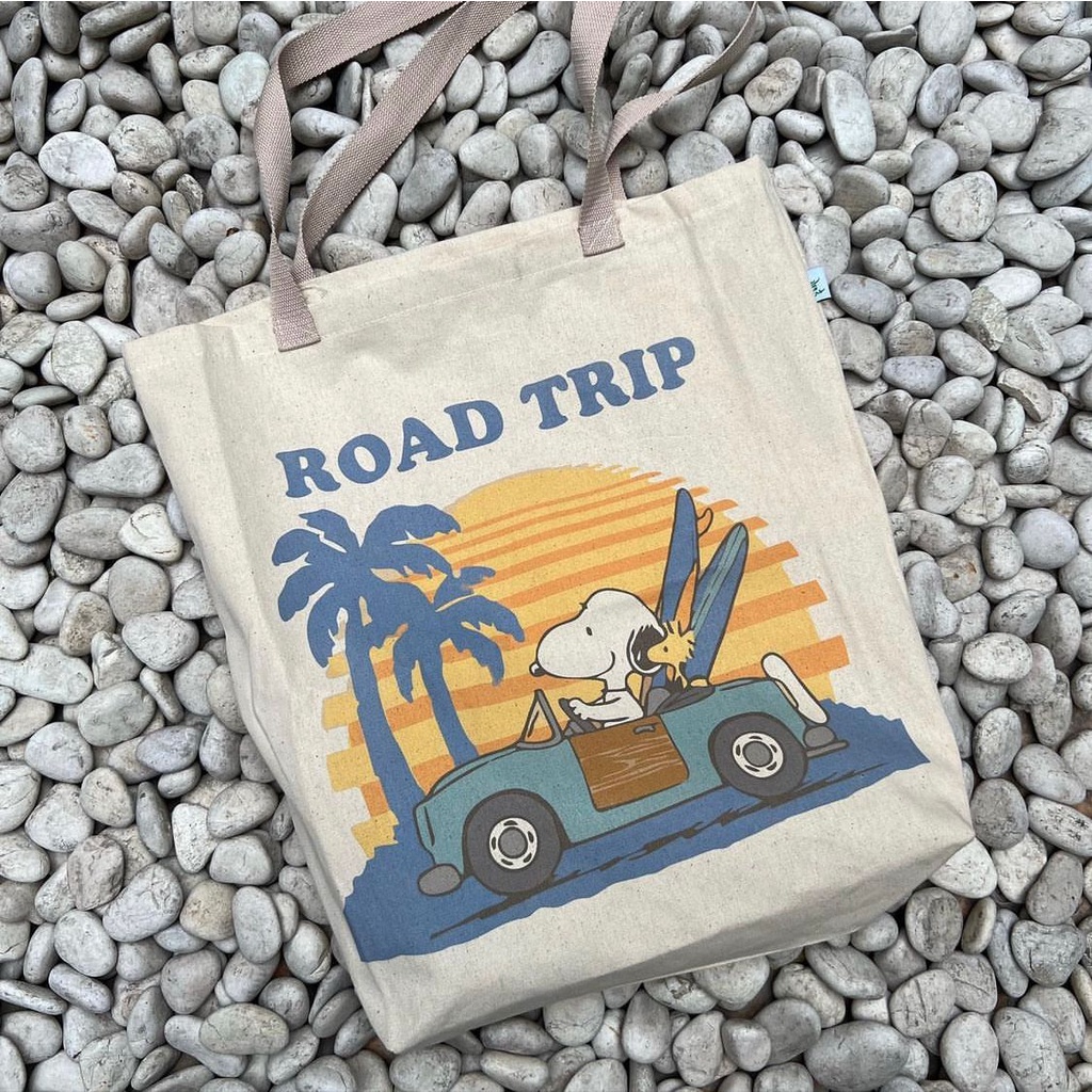 Tas kain katun kanvas belacu - 100% cotton totebag - katoen ecobag