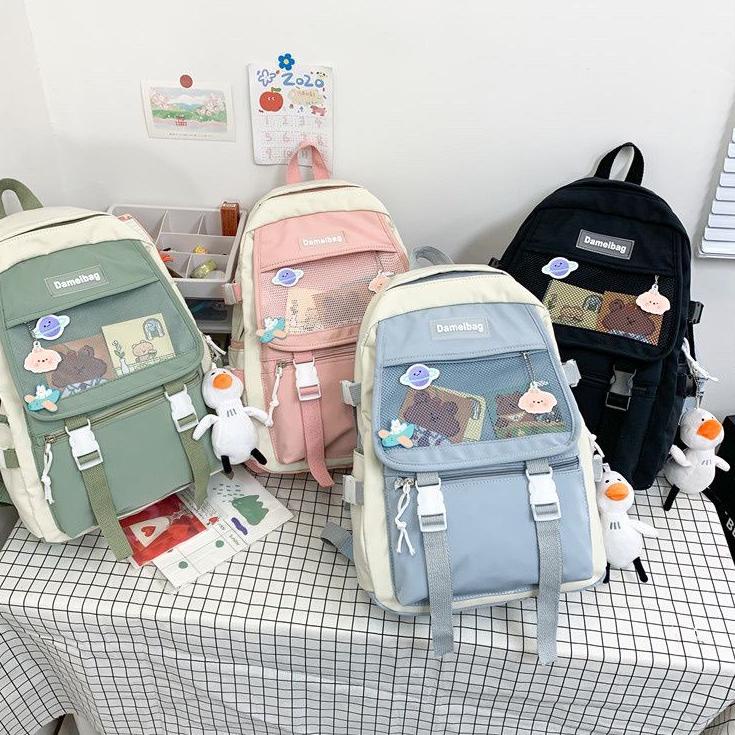 Rekomendasi ETALASE J/TAS KOREA IMPORT ORIGINAL/TAS IMPORT ASLI/TAS KOREA FREE PIN GANTUNGAN BONEKA 