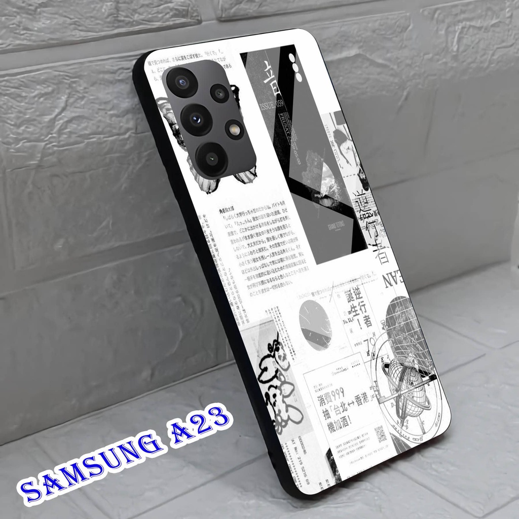 Softcase Kaca For SAMSUNG A23 - Case Handphone SAMSUNG A23 [T75].