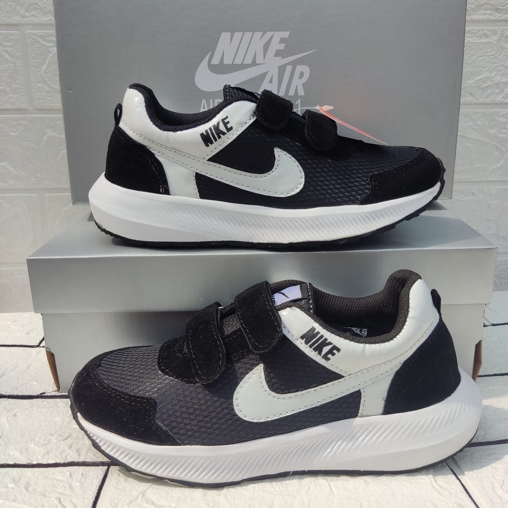 PROMO!! Sepatu Sekolah/Kuliah/Kerja Premium NIKE VELCRO TERBARU Size 33-37