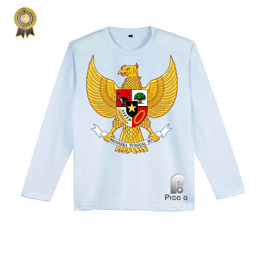 KAOS ATASAN ANAK LENGAN PANJANG MOTIF BURUNG GARUDA