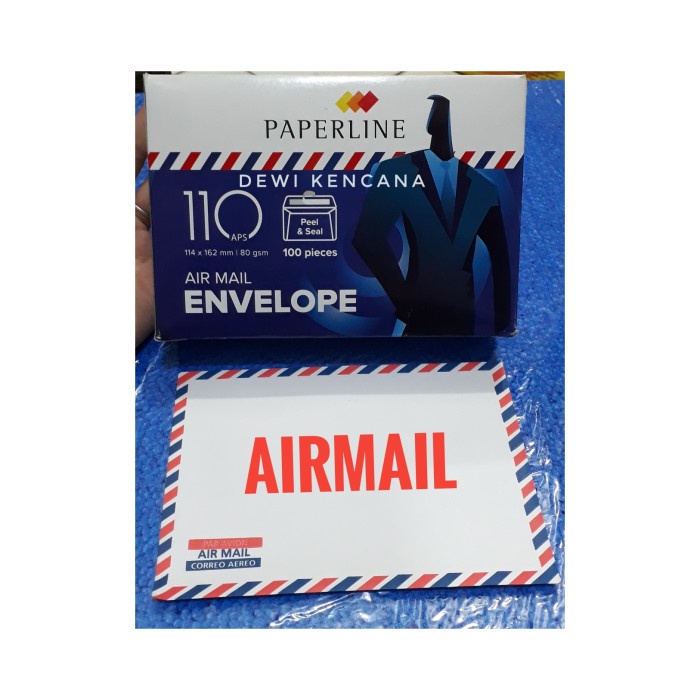 

Produk Paperline Amplop Putih Airmail 110 Aps (114X165Mm) 1 Pak Isi 100 Sheet Bagus