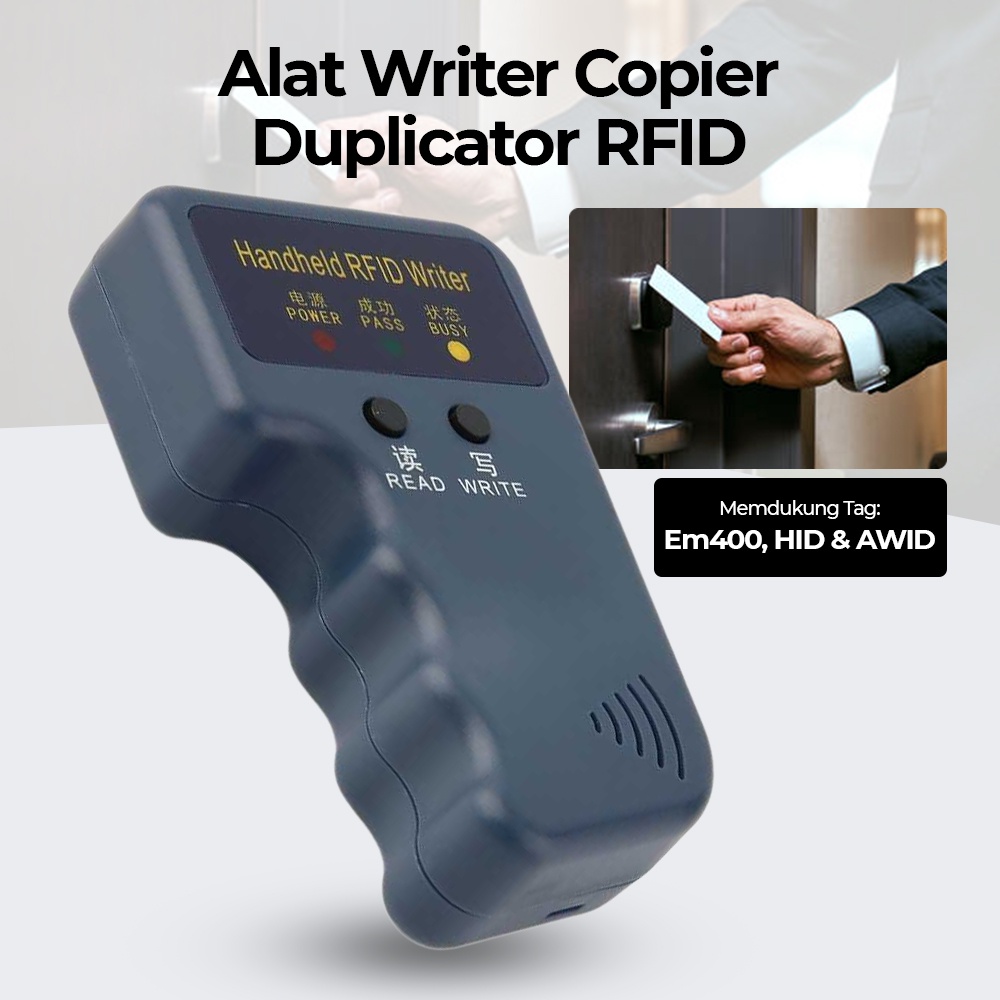 Alat Writer Copier Duplicator RFID - EM4100 - OMOT3JBL Blue