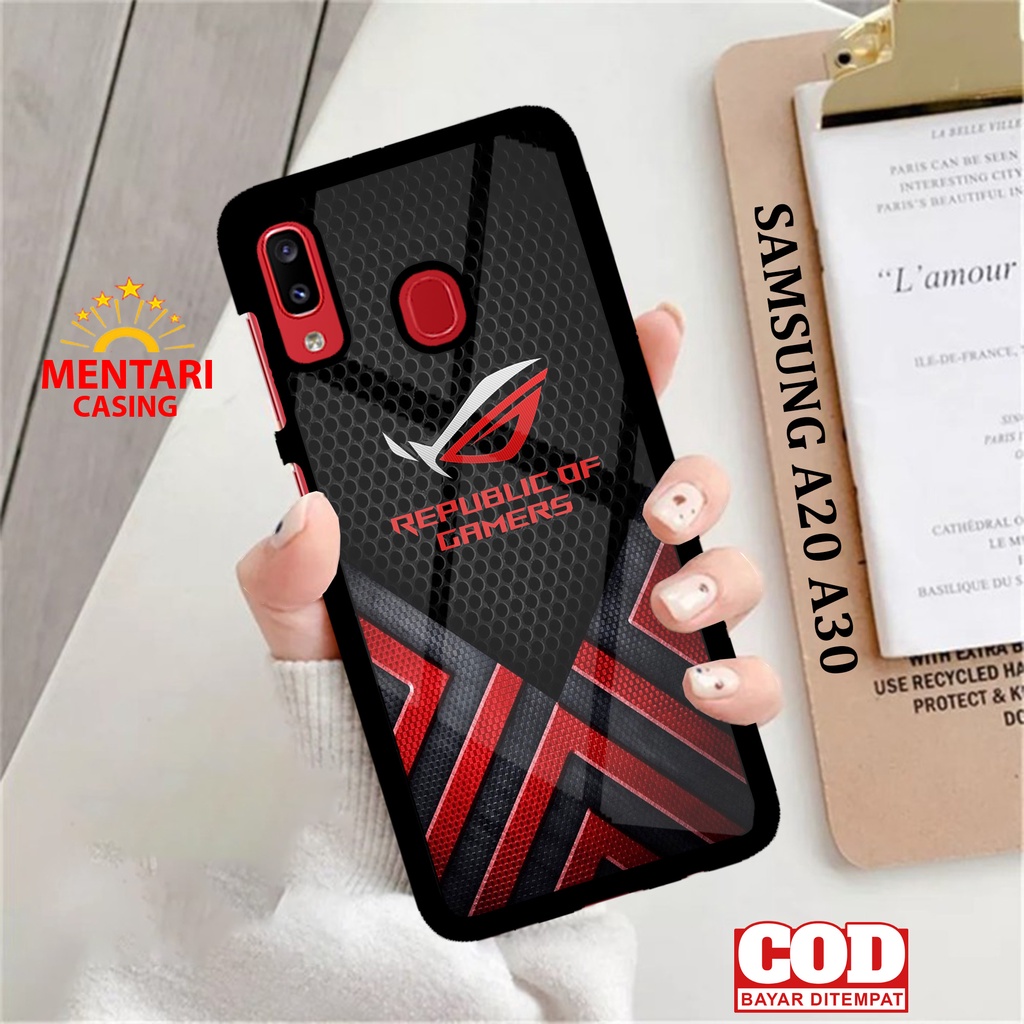 Case SAMSUNG A20 A30 CASING SAMSUNG A20 A30 [ ROG BARU ] Mentari casing case hp kondom hp case custo