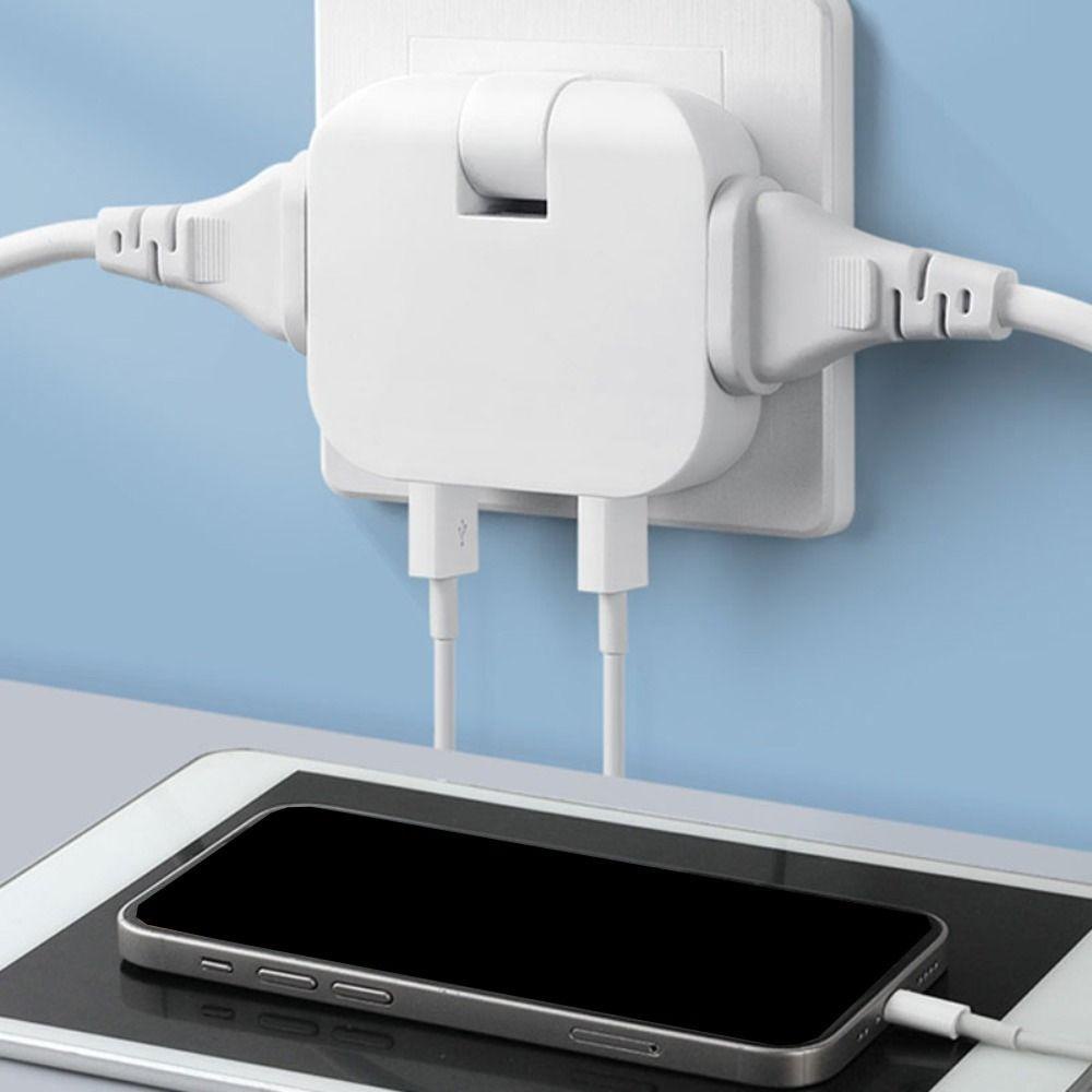 POPULAR Power Socket 2USB Splitter Untuk Stop Kontak Listrik Travel