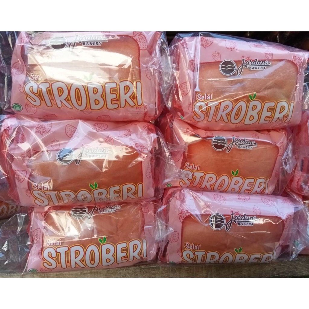 

ROTI JORDAN BAKERY ISI STRAWBERRY 1 PACK ISI 5 BKS