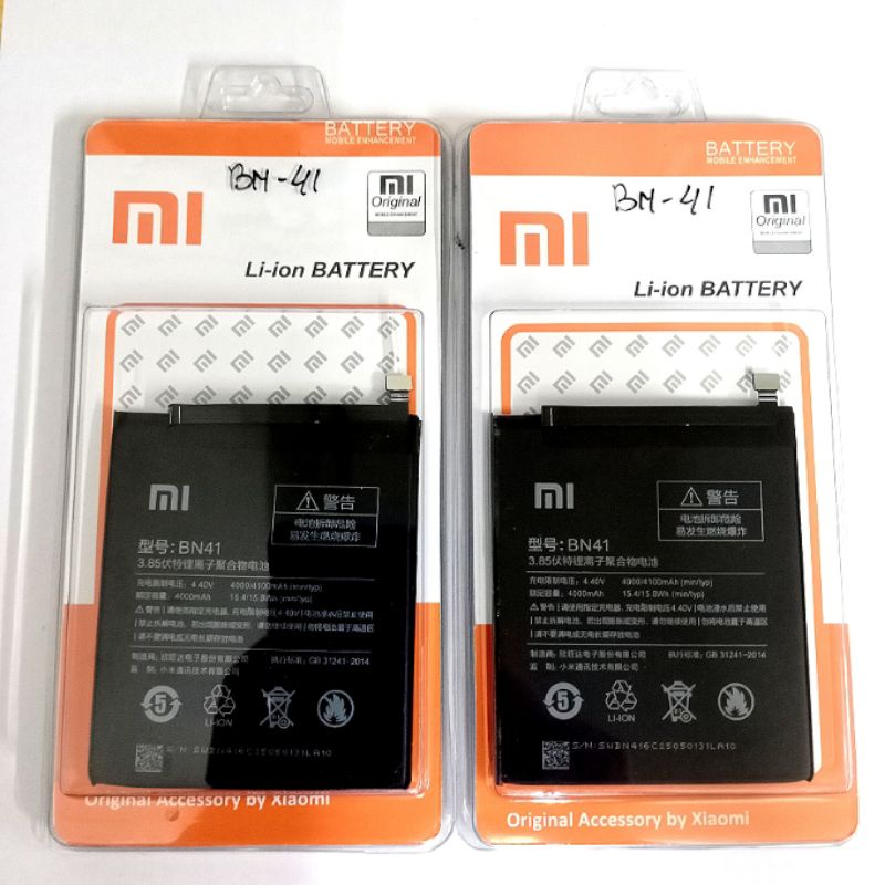 Battery Ori 99% Redmi Note 4 BN-41