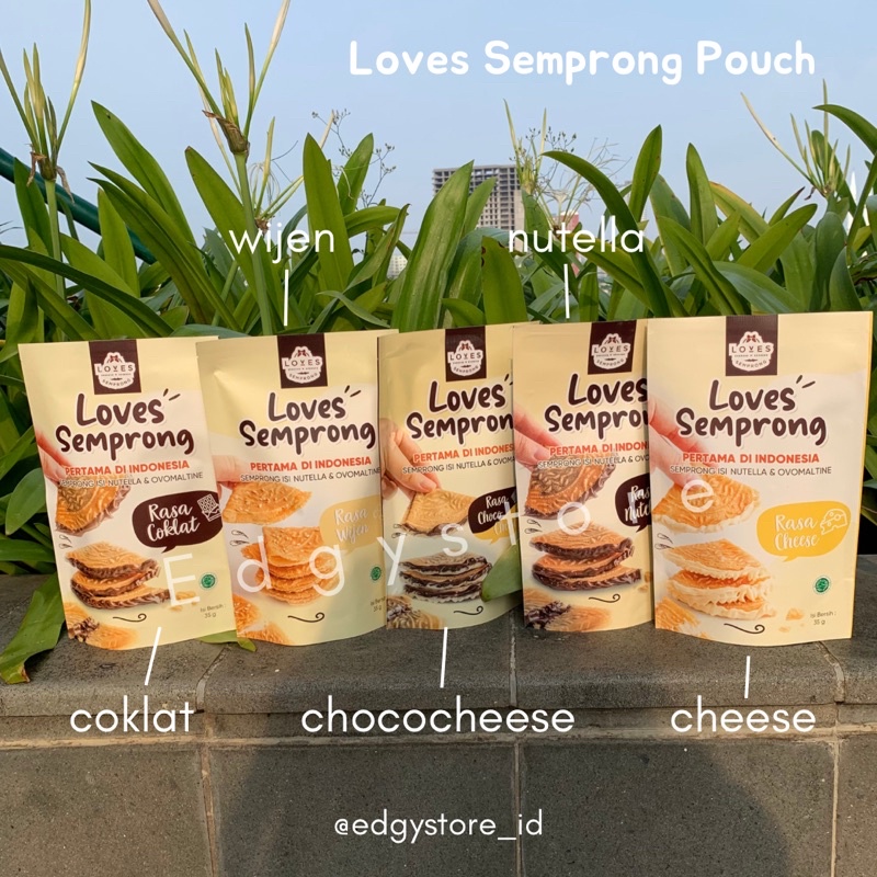 

Loves semprong viral pouch makanan ringan