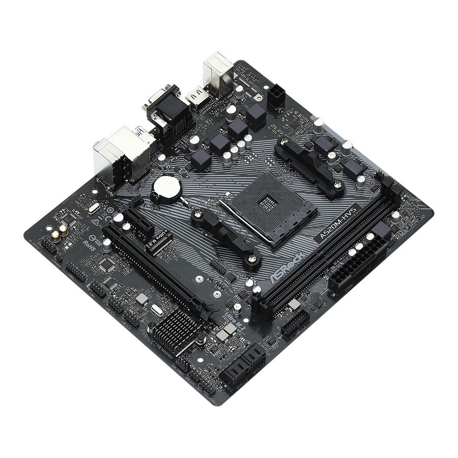 ASRock A520M-HVS (AM4, A520, DDR4, USB 3.2, SATA3)