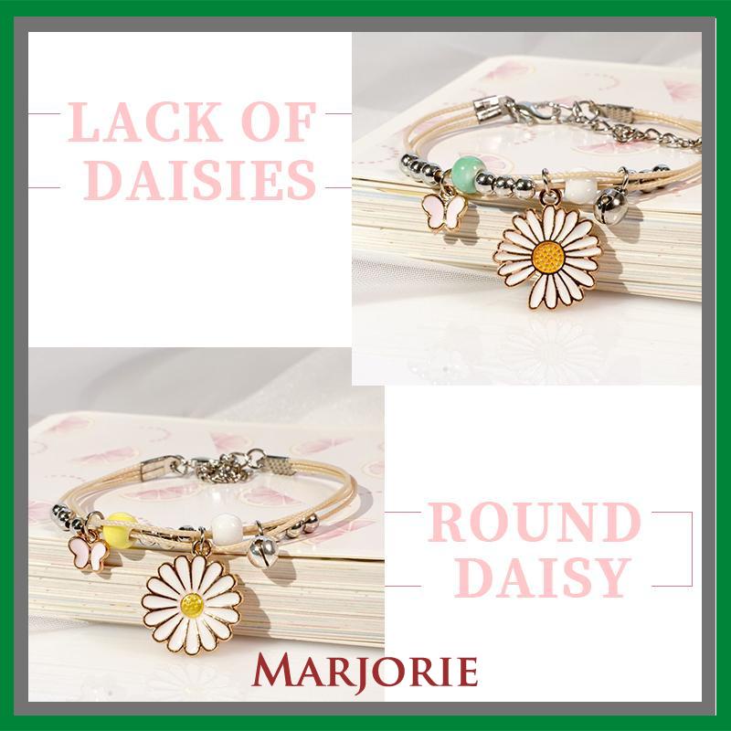 Daisy Gelang Couple Manik Tali Gelang Magnet Tsania Karakter Lucu Persahabatan Bracelet Gelang Wanita Fashion Aksesoris-MJD