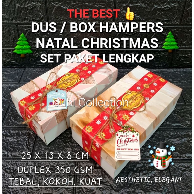 

GIFT BOX / DUS BOX KUE HAMPERS KADO NATAL AESTHETIC ELEGANT PAKET SET LENGKAP