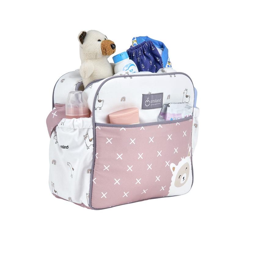 Terbaik Omiland Tas Bayi Medium Saku Print Alpaca Series - OB 29201-4