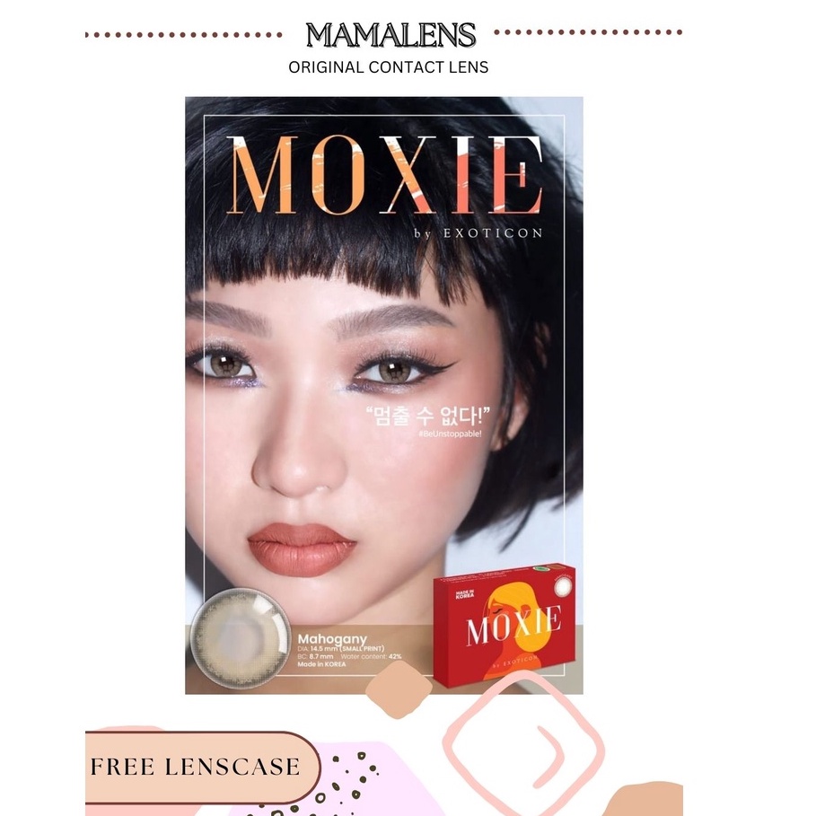 SOFTLENS X2 MOXIE DIA 14.5MM NORMAL &amp; MINUS -0.50 SD - 2.00 | FREE LENSCASE - MAMALENS