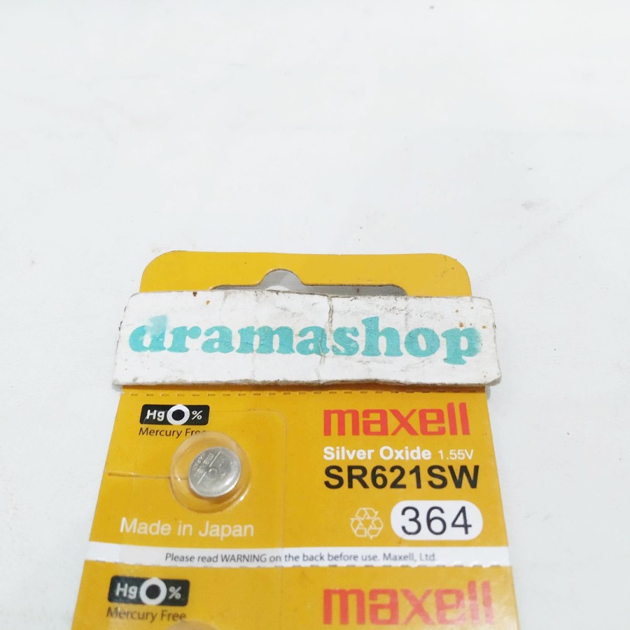 Baterai Batre Jam 364 SR621SW SR 621 SW Maxell Original