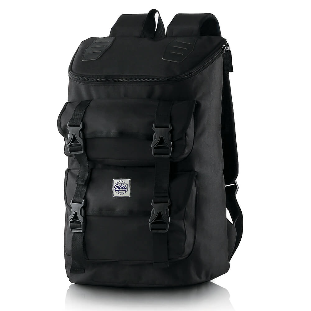 STRIKE BLACK |ManNeedMe x INFICLO| Tas Ransel Pria Backpack Tas Punggung ORIGINAL FREE RAINCOVER