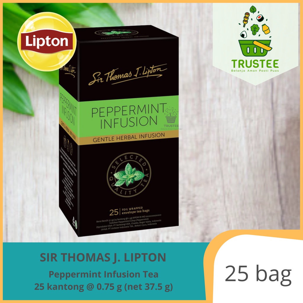 

Sir Thomas Lipton Peppermint Tea / STL Peppermint(25bags x 1gr)