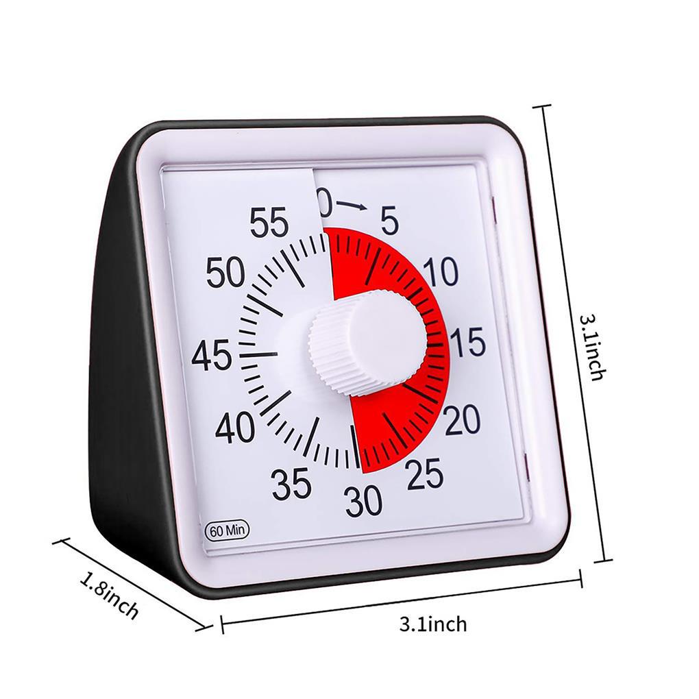 Timer Elektronik Alat Manajemen Visual Belajar Senyap Perangkat Waktu Hemat Energi Anak-Anak Dapur Rumah Memasak Shower Countdown