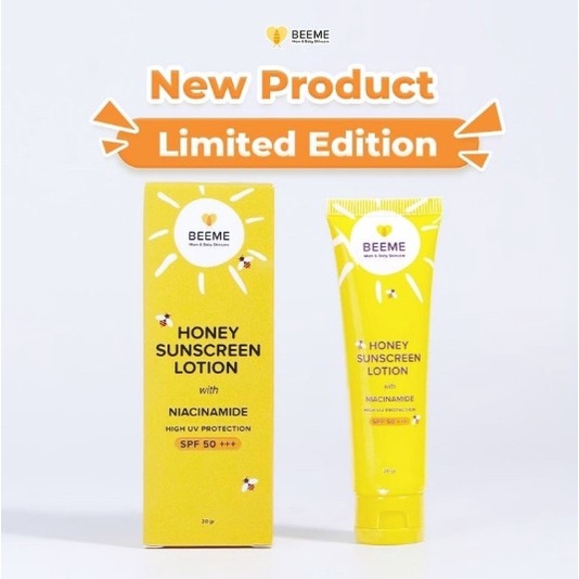 Beeme Honey Sunscreen Lotion with Niacinamide SPF 50+++ 20gr